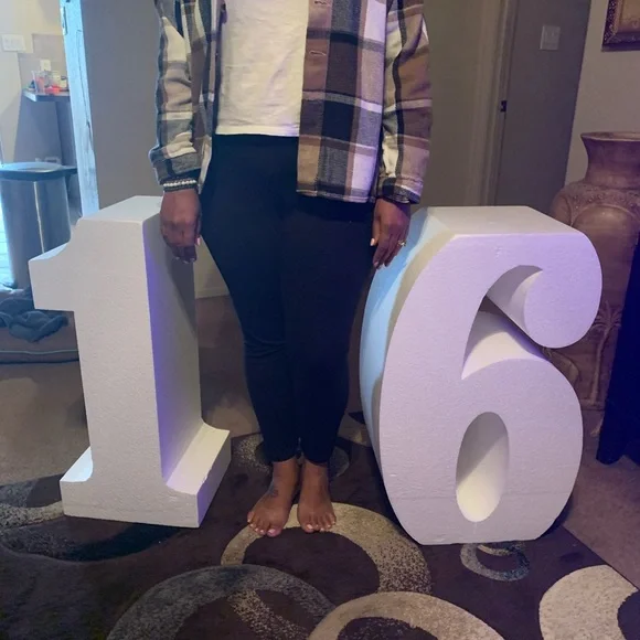 Sweet 16 numbers please see pics.. pics list the size and thickness, etc..